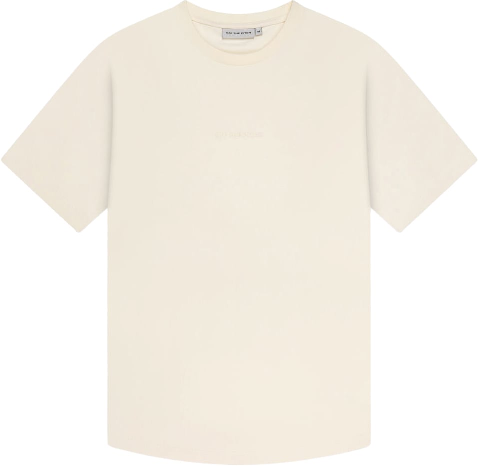OFF THE PITCH Botanic Slim Fit Tee Offwhite Wit