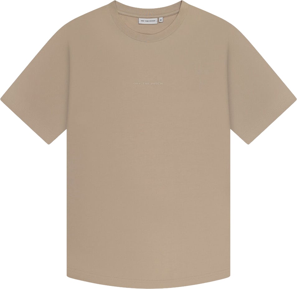 OFF THE PITCH Botanic Slim Fit Tee Sand Beige