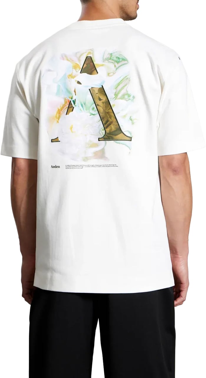 Aeden Evander Tee Off-White Wit