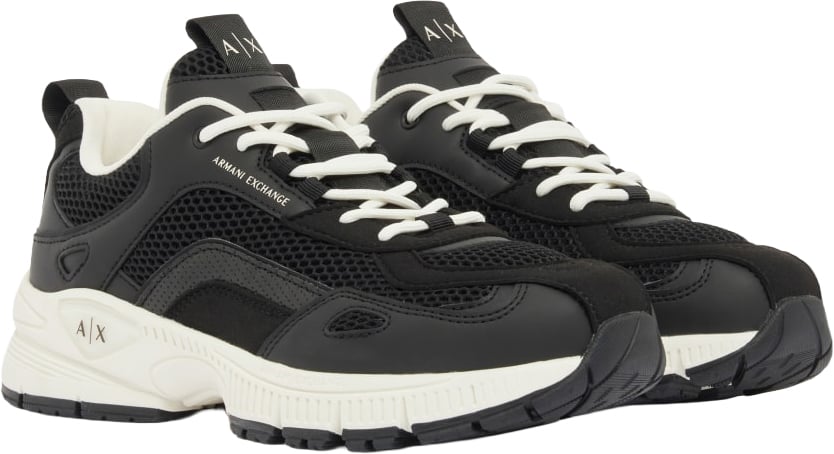 Armani Exchange Sneaker Black/Black Zwart
