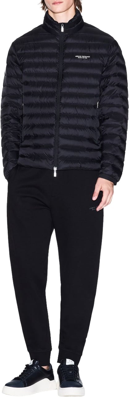 Armani Exchange Down Jacket Black Zwart