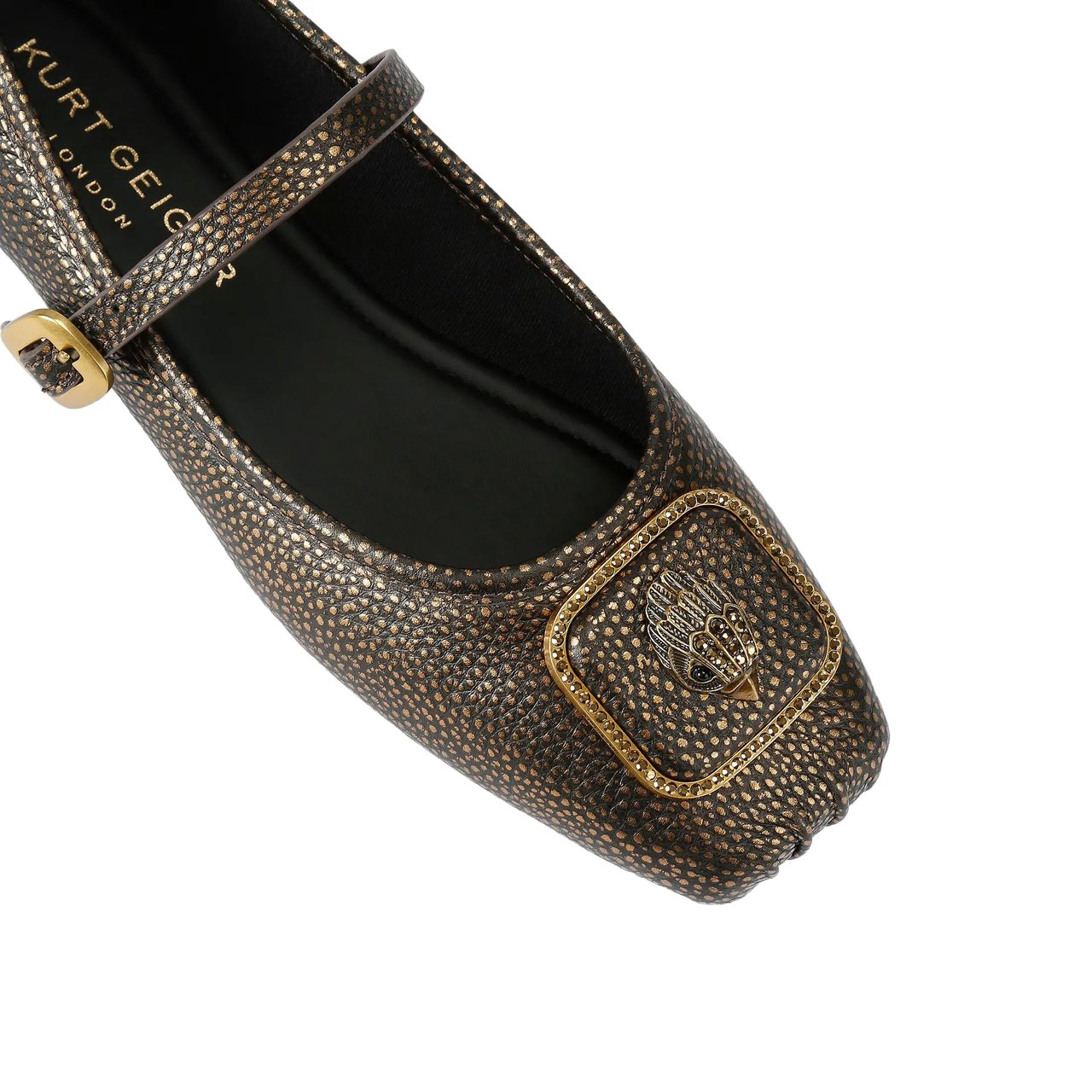 Kurt Geiger London Pimlico Ballarina Metallic