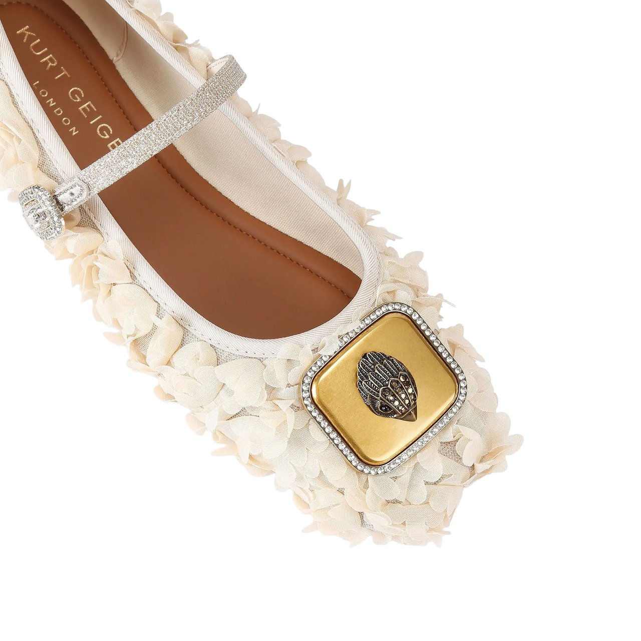 Kurt Geiger London Pimlico Ballarina Beige