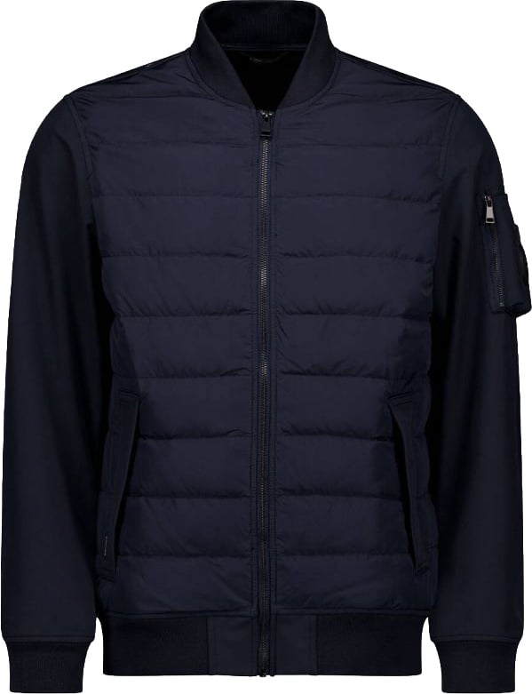 Airforce Pike Padded Bomber Jacket Blauw