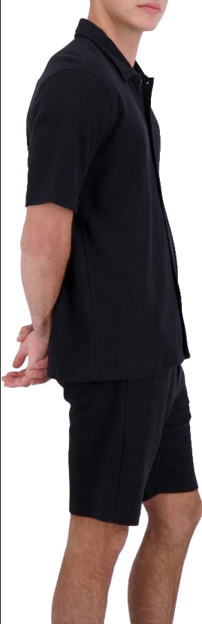 Airforce Woven Short Sleeve Shirt Zwart