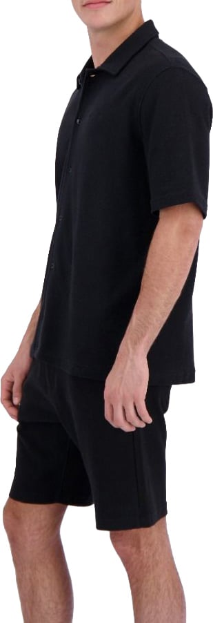 Airforce Woven Short Sleeve Shirt Zwart