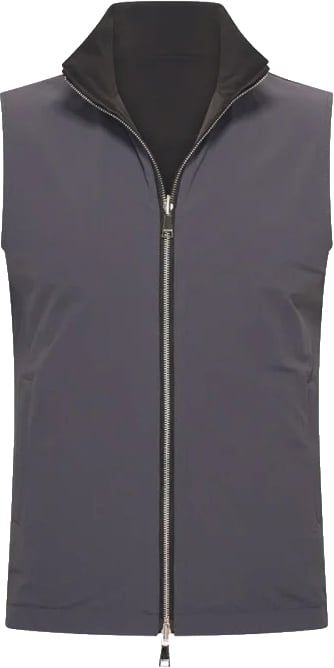 Mi Piace Gilet Reversible Dark Blue Blauw