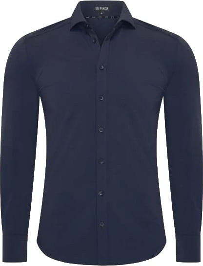 Mi Piace Shirt Dark Blue Blauw