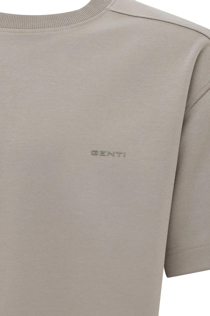 Genti T-shirt ss Bruin