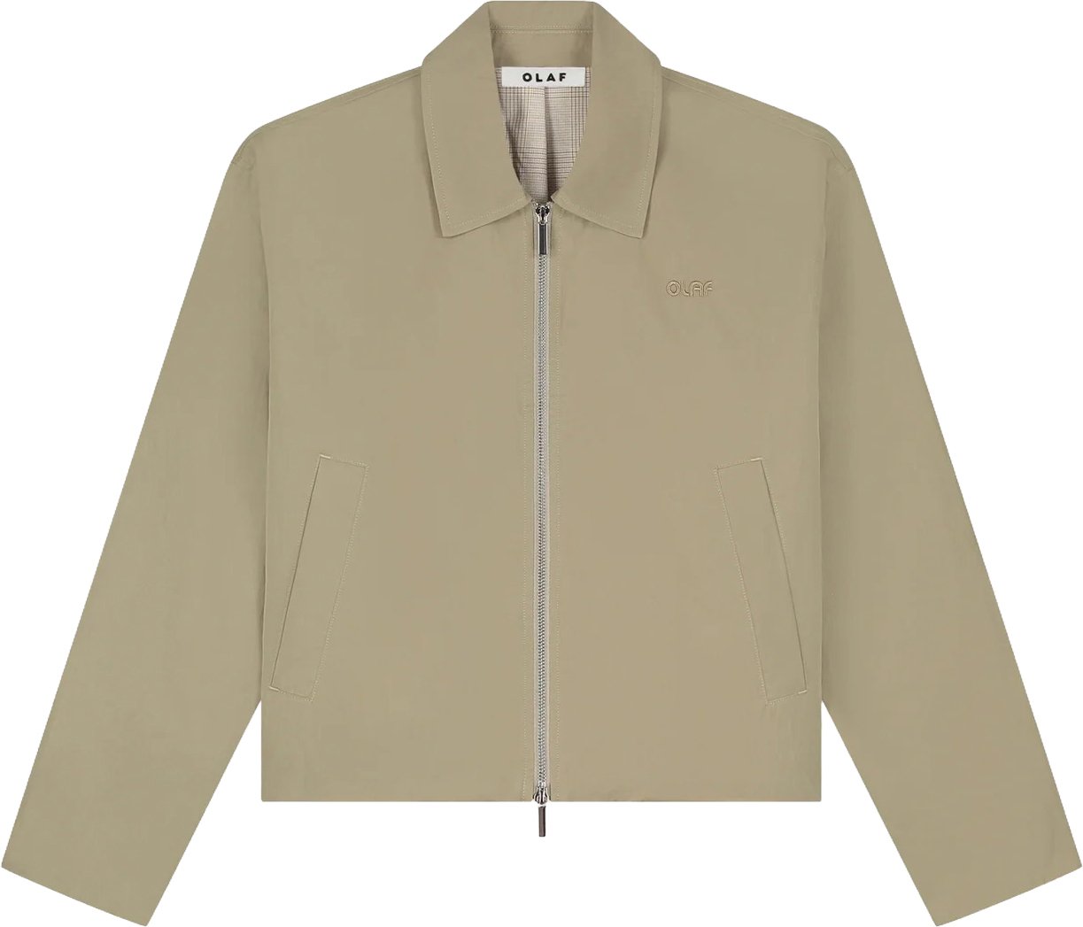 ØLÅF zip up jacket Groen