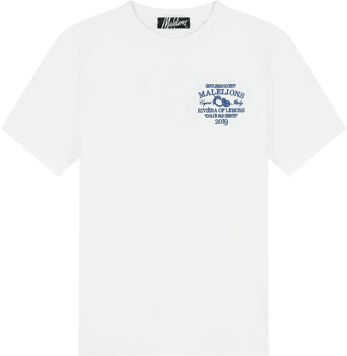 Malelions Malelions Men Riviera T-Shirt Wit