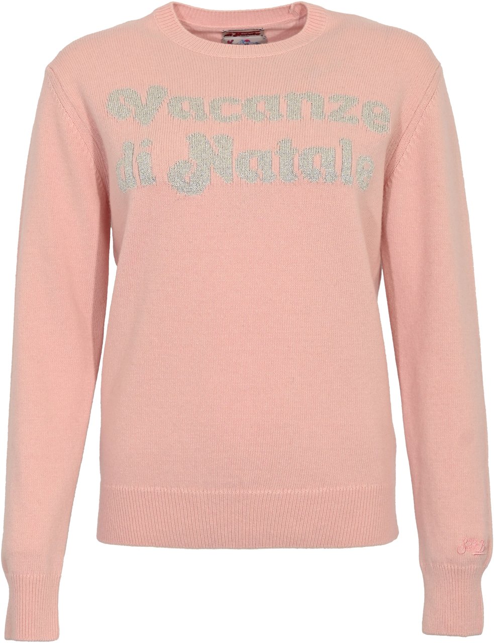 MC2 Saint Barth Sweaters Vacanze Logo 21Ar Roze