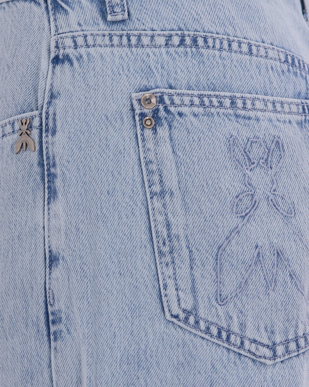 Patrizia Pepe Jeans New Light Blue Wash Lichtblauw