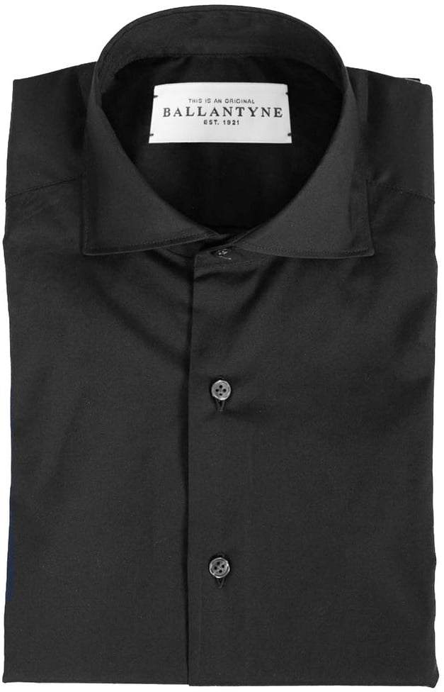 Ballantyne ballantyne - Shirts - cam100c-506se-nero Zwart