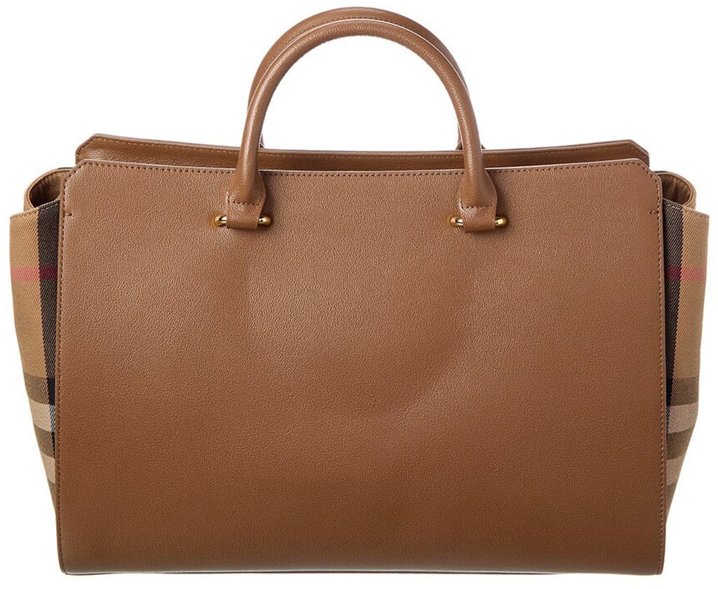 Burberry Burberry banwell medium leather bag Bruin