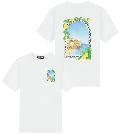 Malelions Malelions Men Amalfi Window T-Shirt Wit