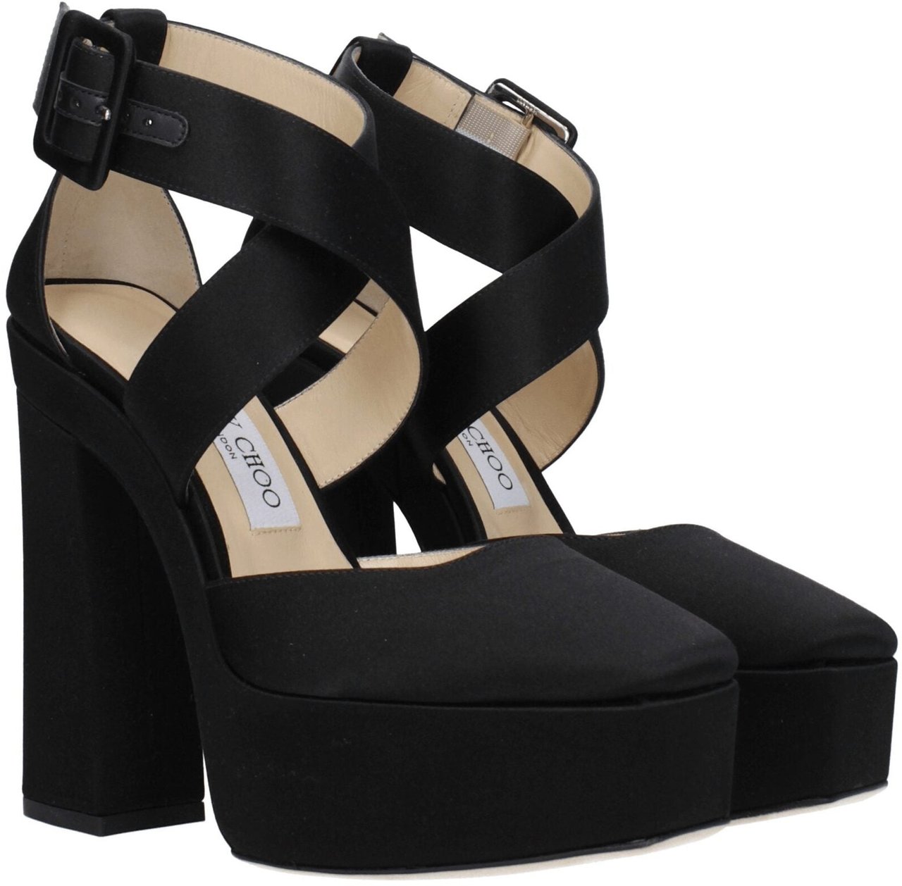 Jimmy Choo Jimmy Choo Platform Sandals Zwart
