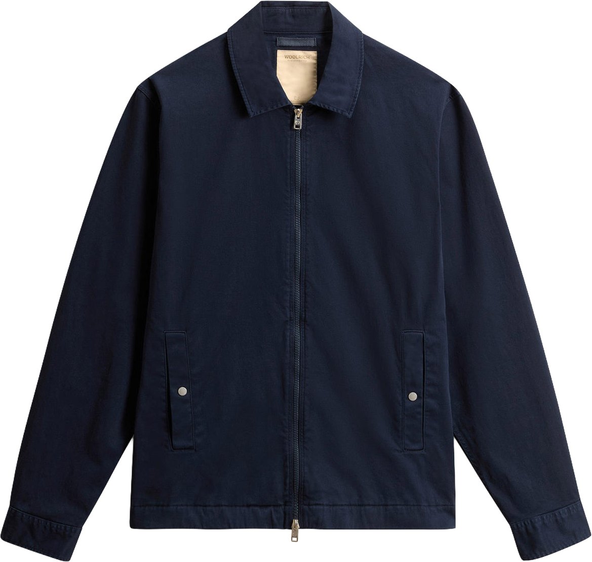 Woolrich Cotton Twill Timber Overshirt Gd Mb Blauw