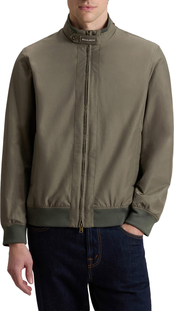 Woolrich Spring Lewis Bomber Smokey Olive Groen