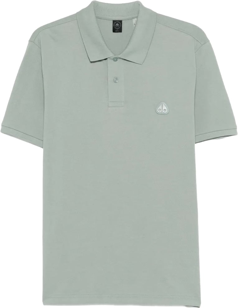 Moose Knuckles Everett Polo Dusty Jade Green Groen