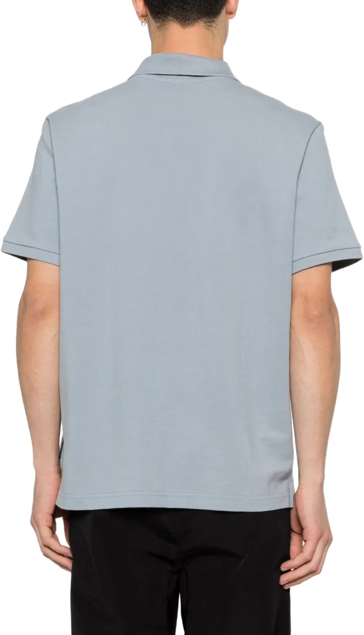 Moose Knuckles Everett Polo Jet Stream Blue Blauw