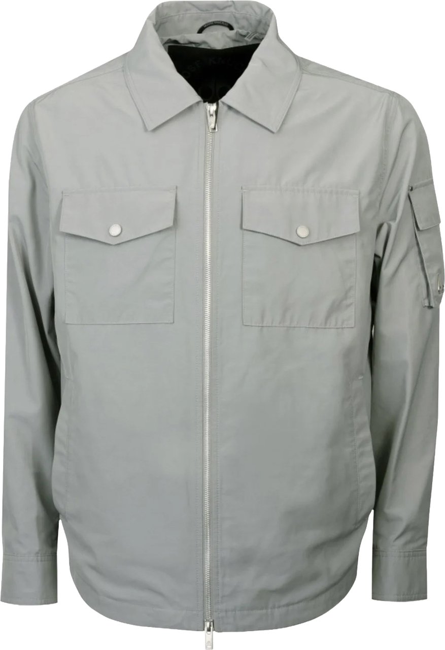 Moose Knuckles Charlesbourg Shirt Jacket Industry Grijs