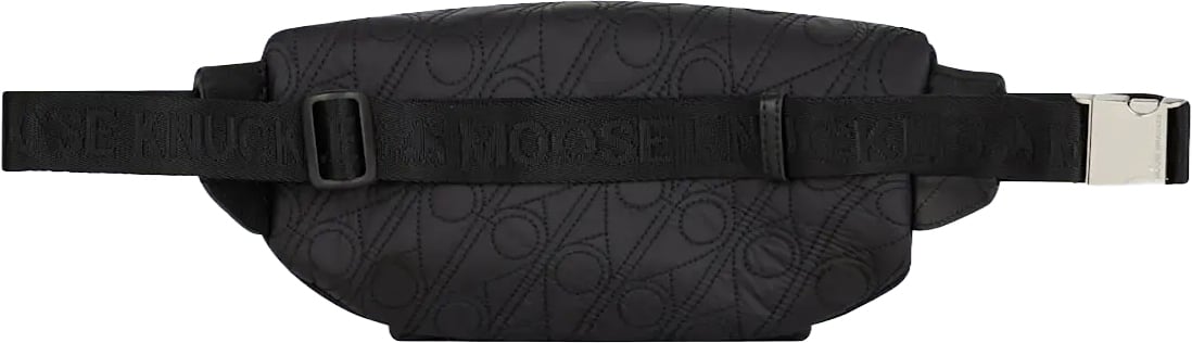 Moose Knuckles Logo Hip Pouch Monogram Bag Zwart