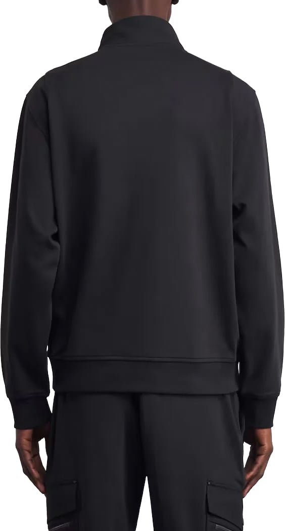 Moose Knuckles Knuckles Dalon 1/4 Zip Sweater Blac Zwart