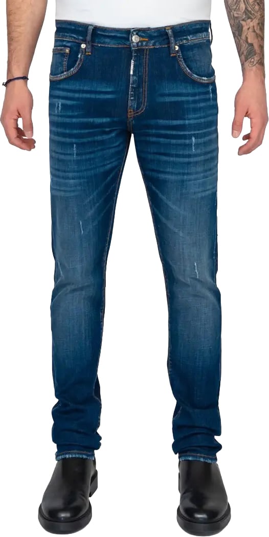 My Brand Essentiel Green Label Jeans Blue Blauw