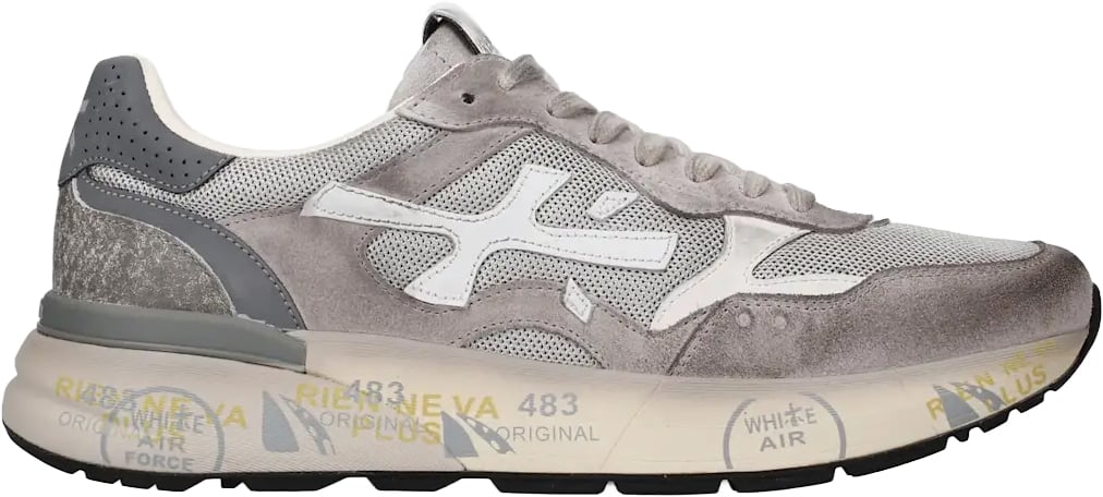 Premiata Mick 8117 Light Grey Grijs