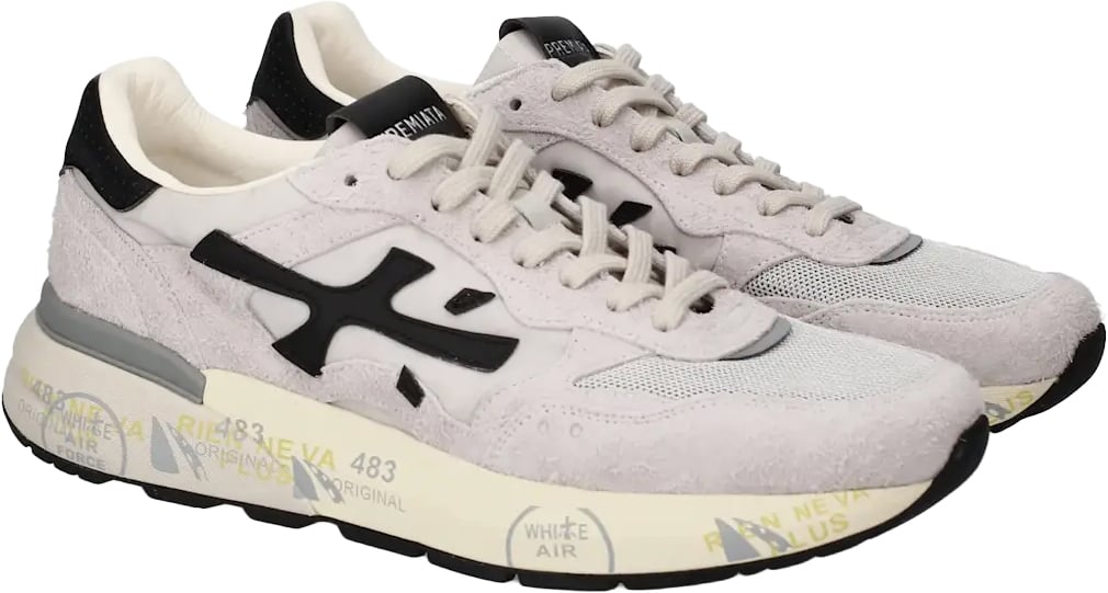 Premiata Mick 018236 Black White Wit