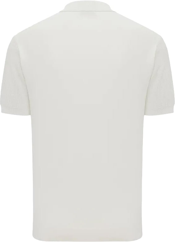 Genti polo button ss Wit