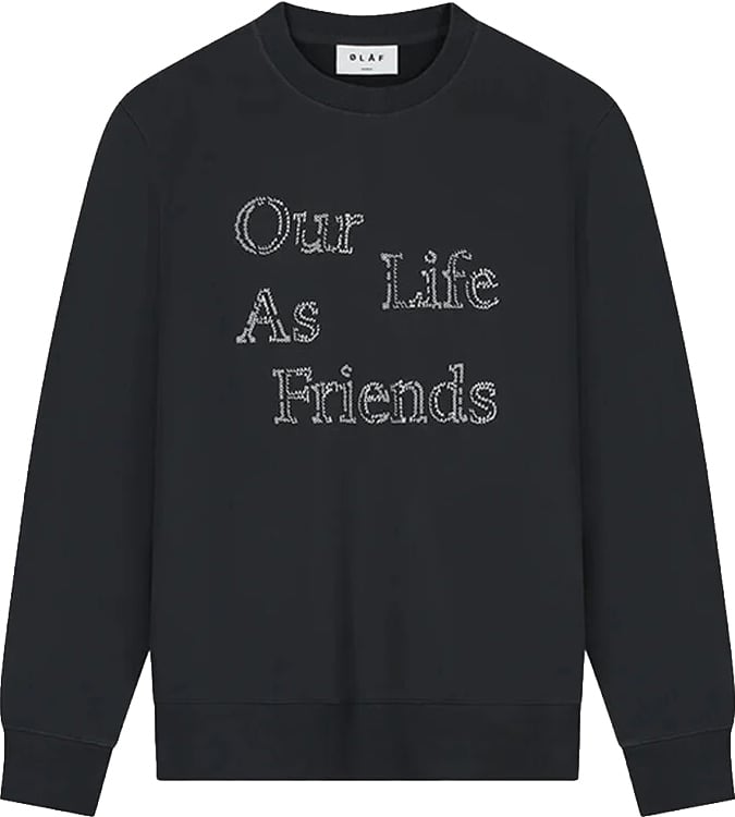 ØLÅF crafted friends crewneck Grijs