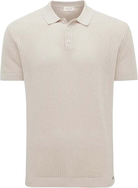 Gentiluomo polo buttons ss Beige