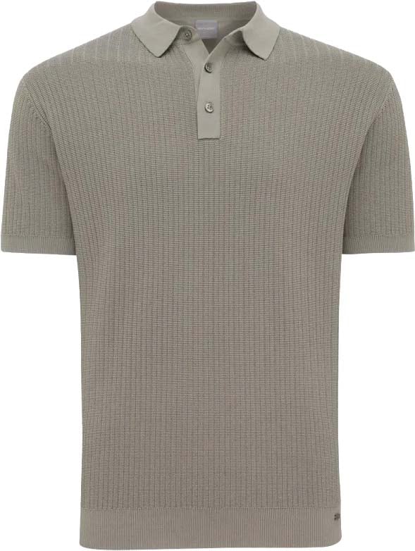 Gentiluomo polo buttons ss Grijs