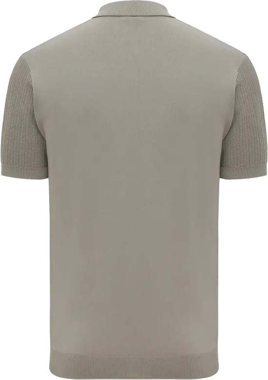 Gentiluomo polo buttons ss Grijs