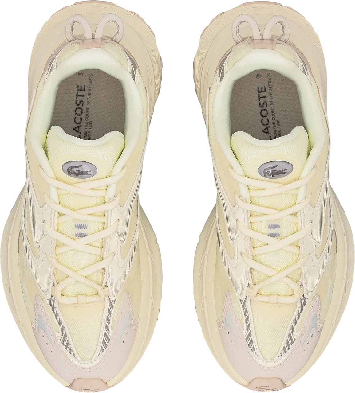 Lacoste L003 Neo shot off white beige wit Wit