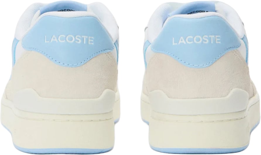 Lacoste T-clip set sneaker wit blauw Wit