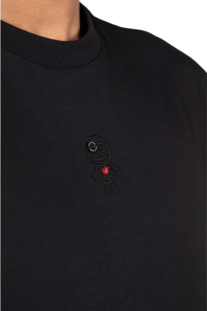 Wrong Friends Asti T-shirt Black Zwart