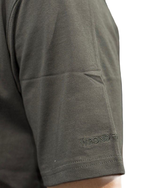 Wrong Friends Asti T-shirt Stone Grey Grijs