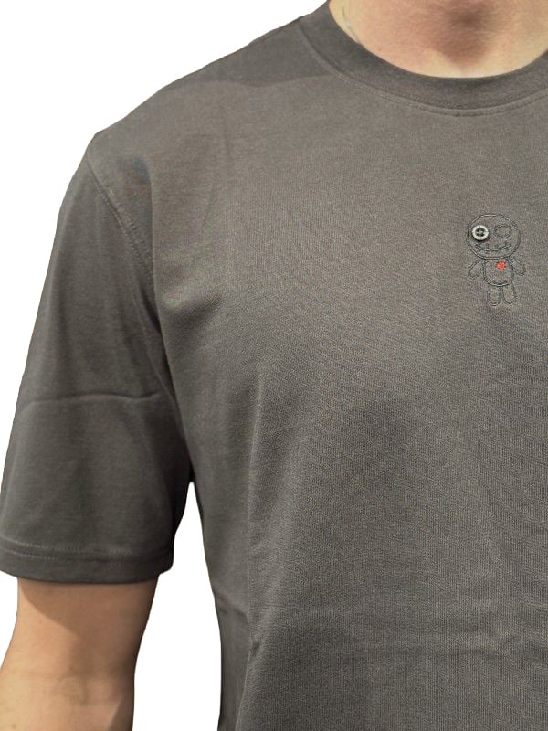 Wrong Friends Asti T-shirt Stone Grey Grijs