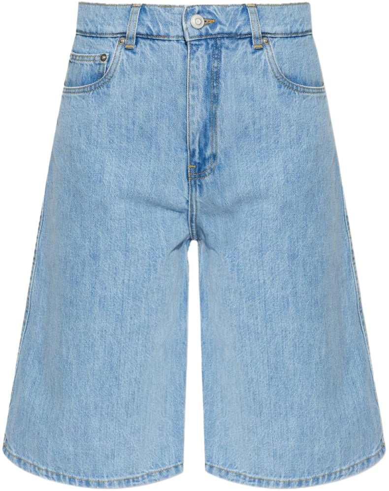 Coperni Shorts Light Blue Lichtblauw