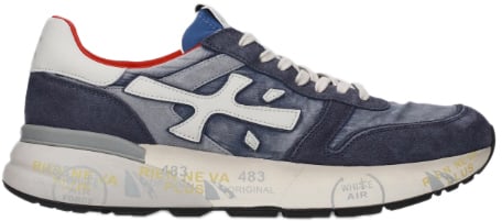 Premiata Heren Mick Blauw