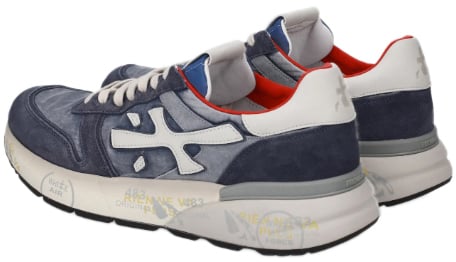 Premiata Heren Mick Blauw