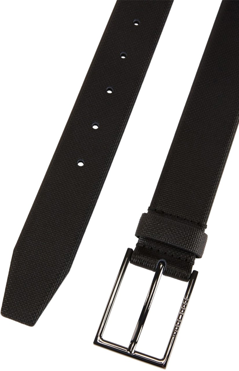 Boss Carmello-s Leather Belt Zwart