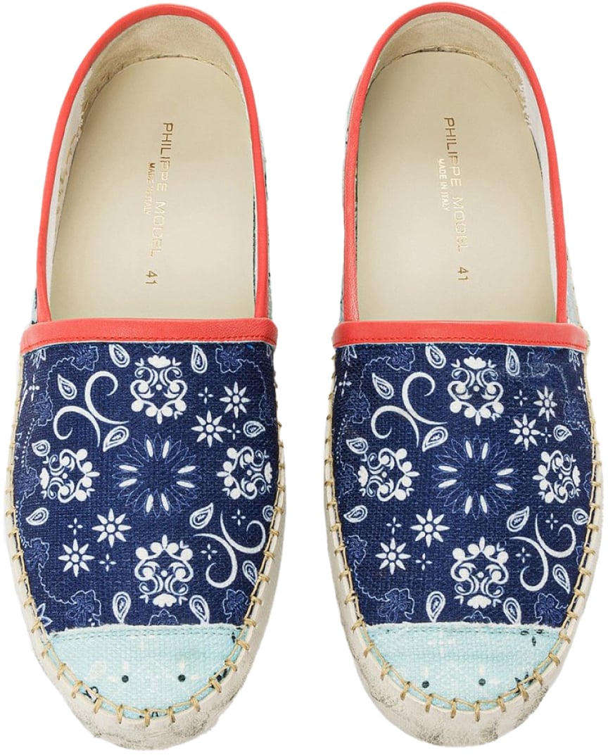 Philippe Model Marseille Low Paisley Espadrilles Sneakers Divers