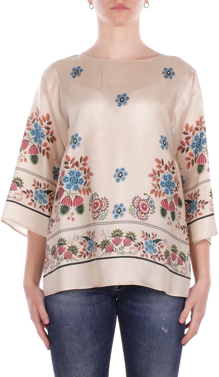 Max Mara Shirts Stampa Wit