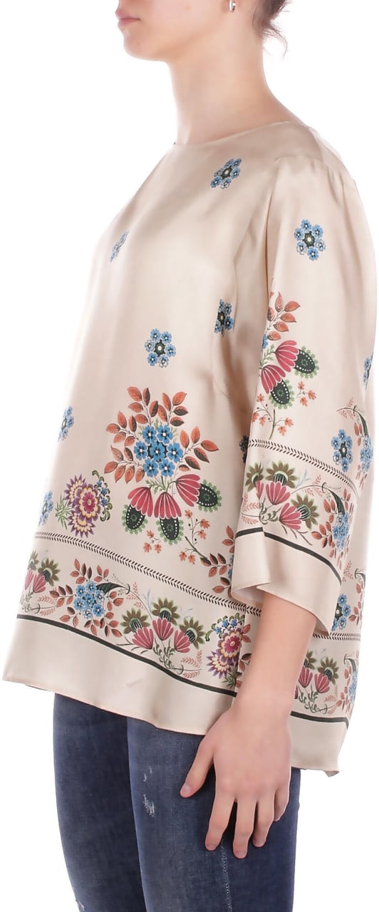 Max Mara Shirts Stampa Wit