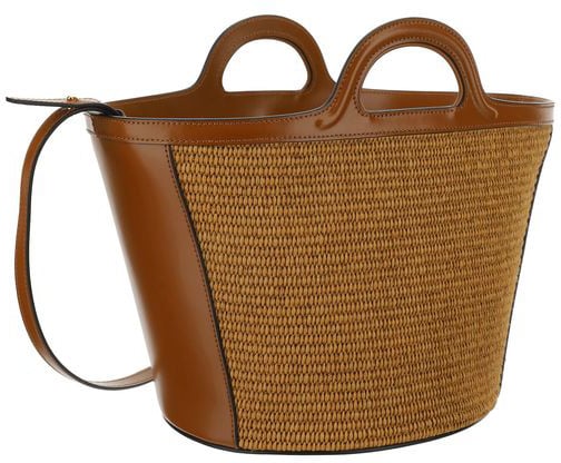 Marni Marni Brown Cotton Shoulder Bag Beige
