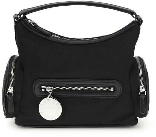 Stella McCartney Stella McCartney Black Other Fibres Shoulder Bag Zwart